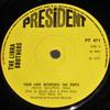 7-дюймовая пластинка LIBRA BROTHERS - Your Love Refreshes The Parts PT471 President Recor 1977 UK Поп Б/У