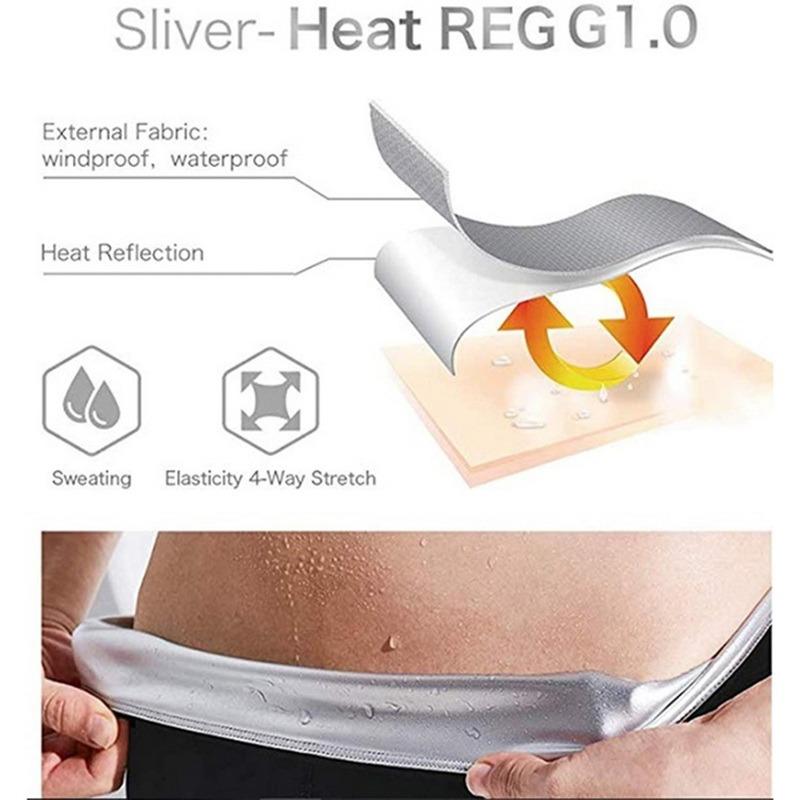 Женский спортивный костюм для пота, сауна, тренажер для талии, утягивающие брюки, термополимерный сжигатель жира для тренировок, фитнес-капри