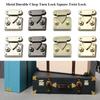 Durable Turn Lock 4 Colors Square Twist Lock New Purse Luggage Hardware  DIY Handbag