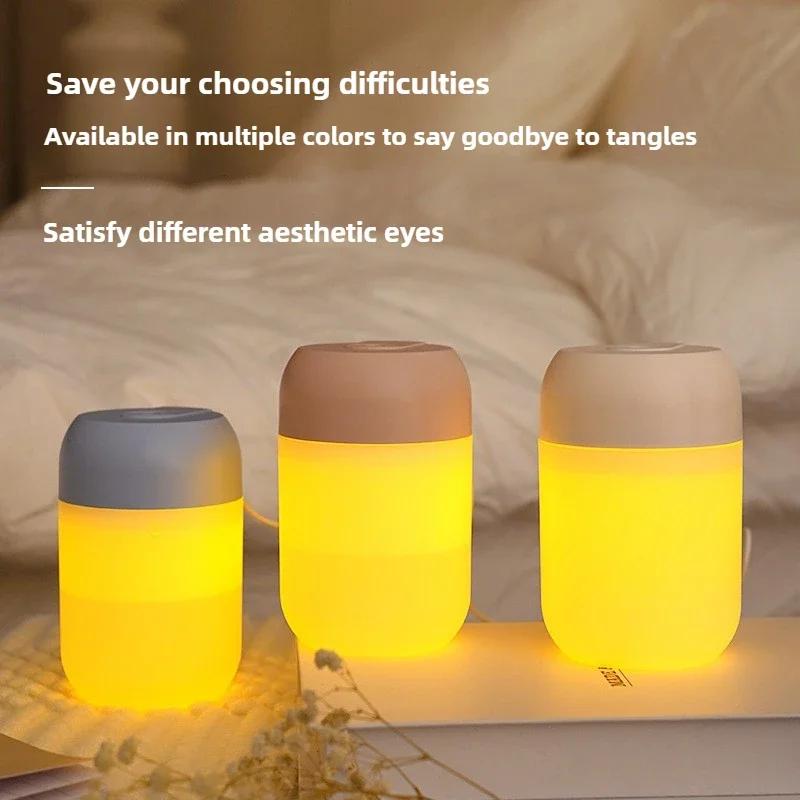 300 мл портативный увлажнитель воздуха арома-масло увлажнитель для дома и автомобиля USB холодный туман распылитель с цветным мягким ночным светом очиститель