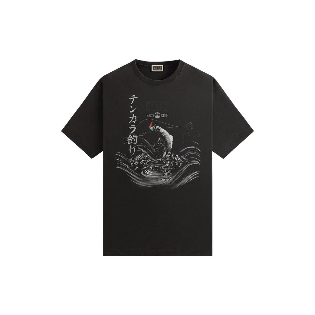 Kith X South2 West8 for Columbia Tenkara Vintage Tee Black Men Tops KHM033340-001