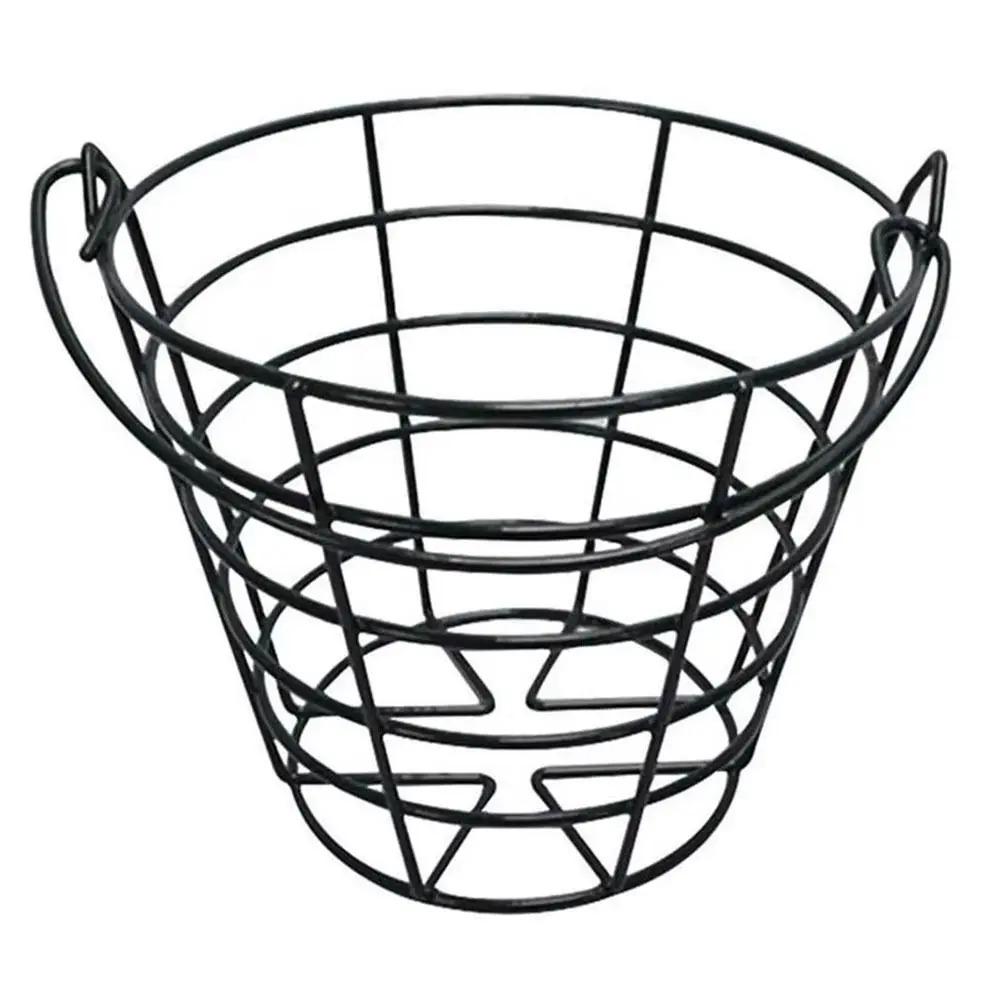 Metal Wire Golf Ball Basket Balls Container Golfing Balls Storage Practice Ball
