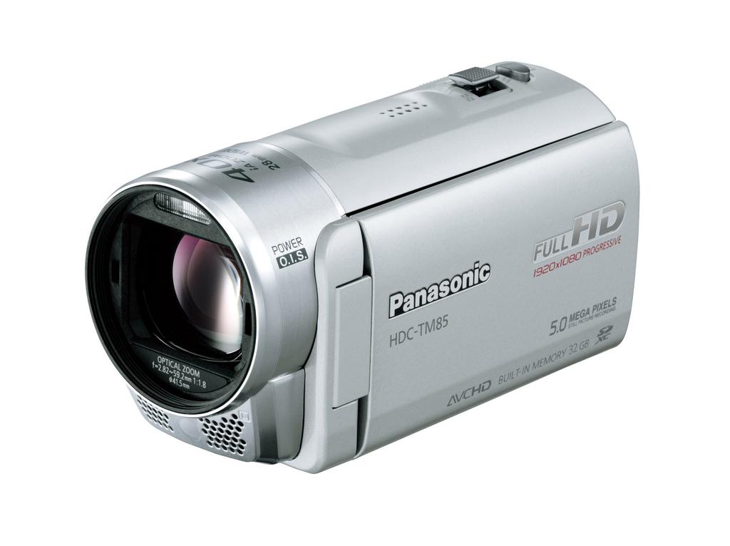 Panasonic Digital High Definition Video Camera TM85 Memory 32GB Solid Silver Built-in HDC-TM85-S