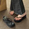 Height-increasing Platform Slippers Women's High-end Summer New French Niche Sandals Flip-flops Beach Shoes