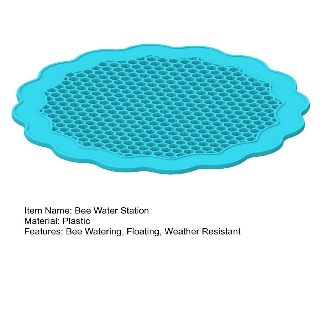 Yousheng Плавающая станция для поения пчел, поилка для насекомых-бабочек, для кормления опылителей, ванна для пчел, декор для сада на открытом воздухе