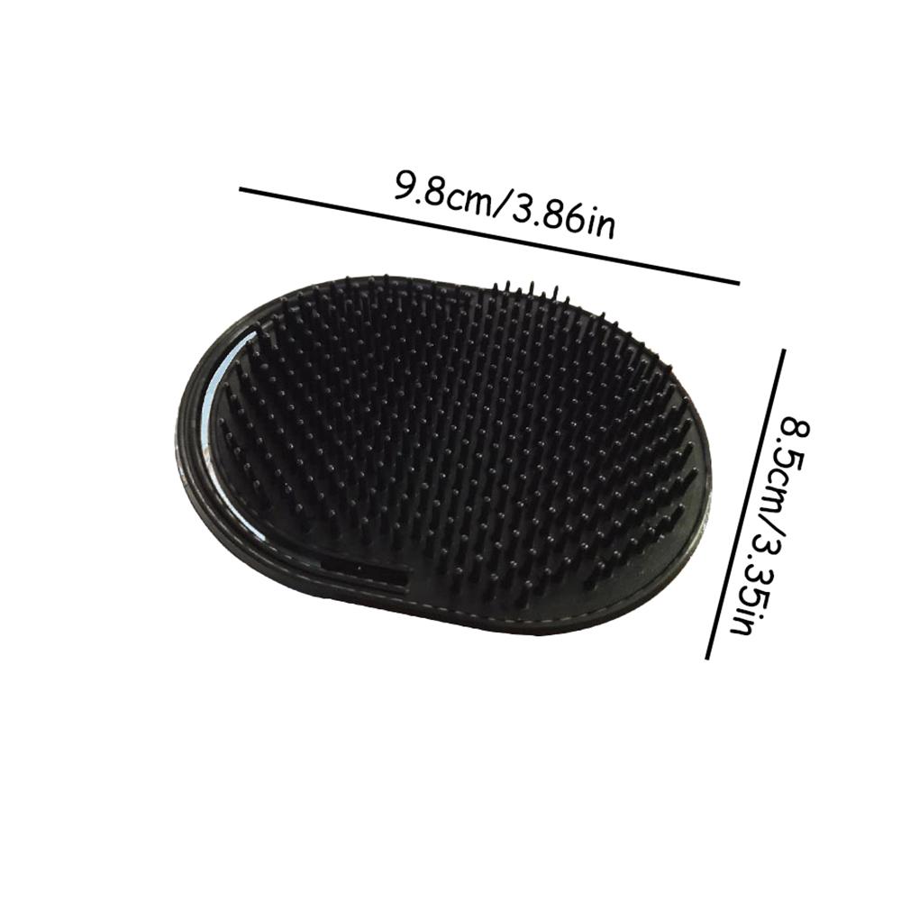 1 шт. Мужская расческа-щетка для волос, массаж кожи головы, щетка для бороды, черная, набор щеток для шампуня, расческа для волос пальцами, дорожный портативный карманный инструмент для волос