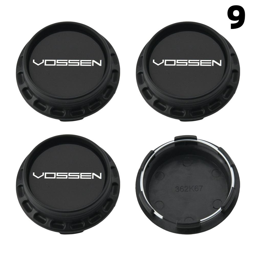 AAYR1 4PCS 67MM OD / 62MM ID Cap For Rims OZ VOSSEN Emblem Wheel Center Cap Sport Car Logo Wheel Cover Hub caps
