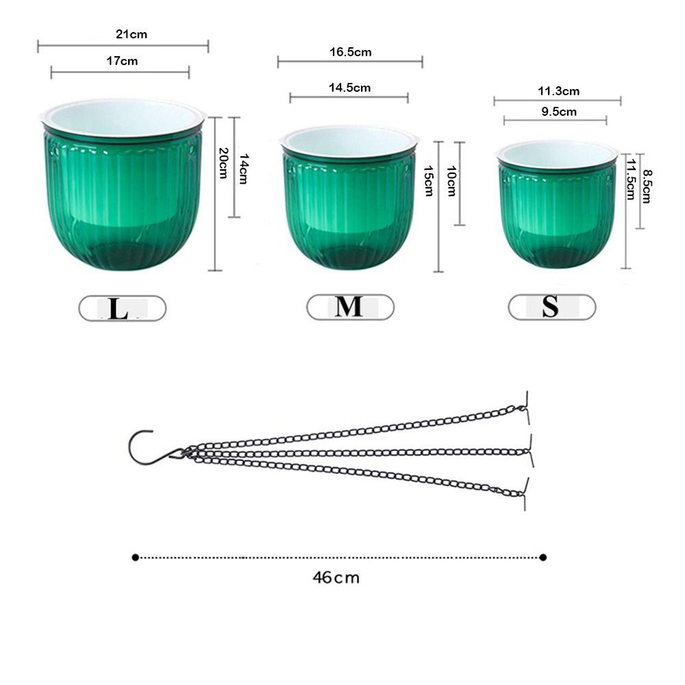 Garden Decoration Self-watering Flower Pot Plant Home Decor Durable Houseplant Flowerpot