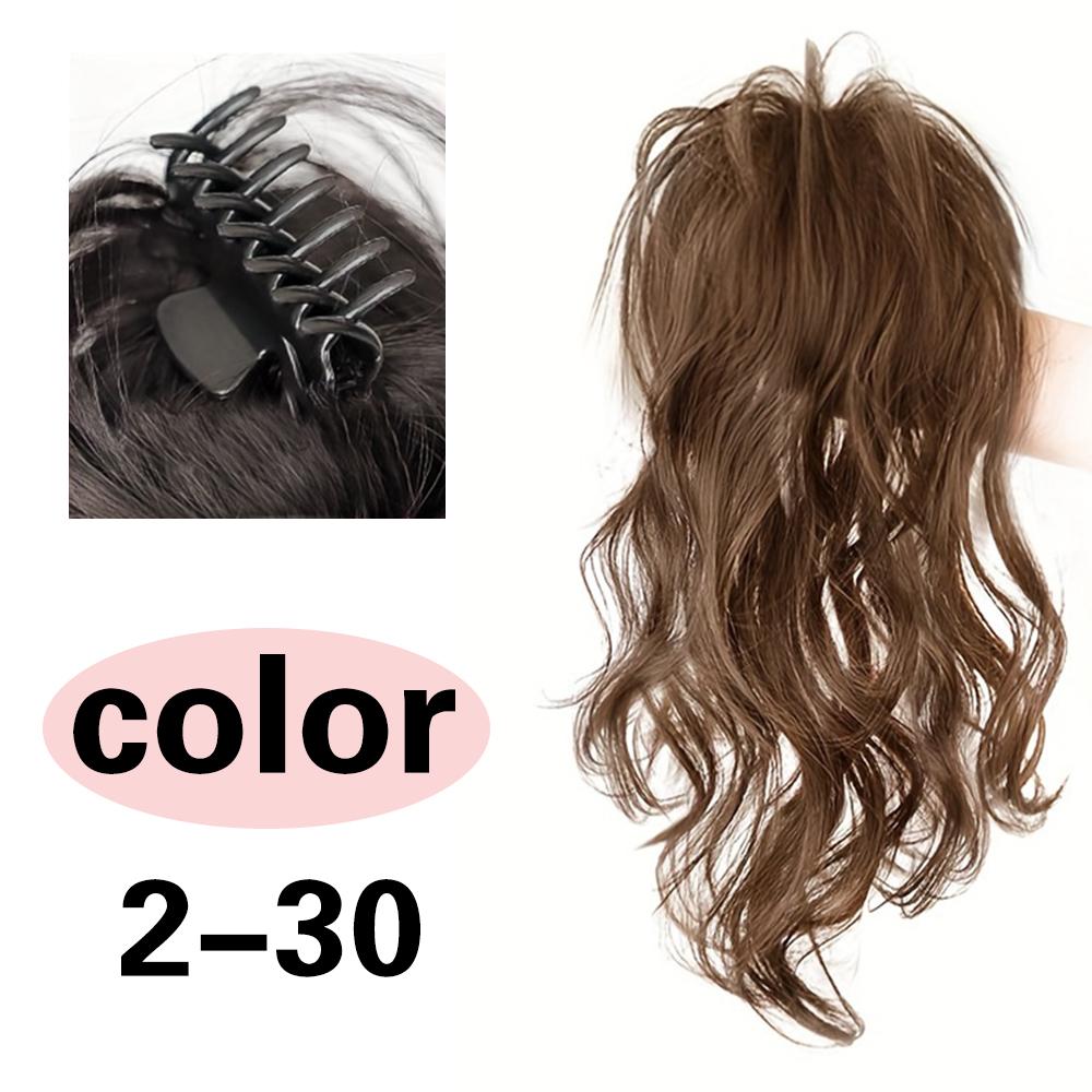 MISS WIG Синтетический хвост с когтями, длинный вьющийся волнистый хвост, зажим для наращивания волос, натуральный парик для женщин, ежедневное использование