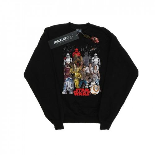 Star Wars Mens The Rise Of Skywalker Character Collage Sweatshirt