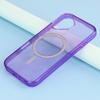 For iPhone 16 Case Compatible with MagSafe 2.0mm PC + TPU Glitter Phone Cover - Purple