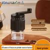 Portable Hand-Crank Electric Coffee Grinder and Maker