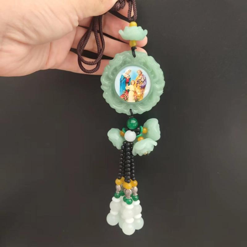 Подвеска Девы Марии Декоративное украшение-шарм Ремесла Домашнее украшение для дома и улицы Путешествия Украшение для автомобиля