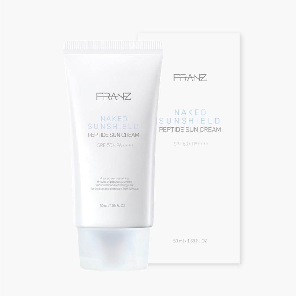Franz Прозрачный водянистый Naked Sunshield Peptide Sun Cream 50 мл