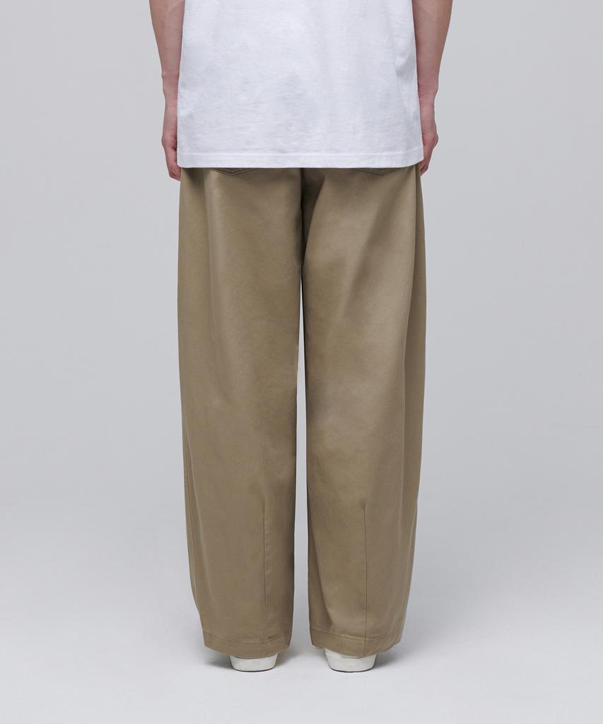 MUSINSA STANDARD Cotton Wide Fatigue Balloon Pants [Beige]
