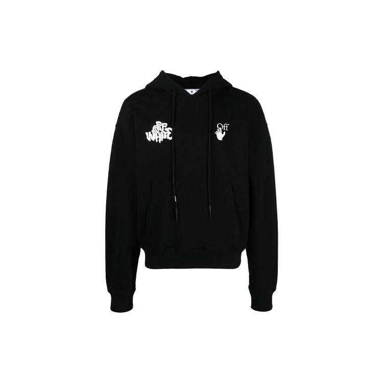 OFF WHITE Толстовка с красным язычком OMBB037S21FLE0061001