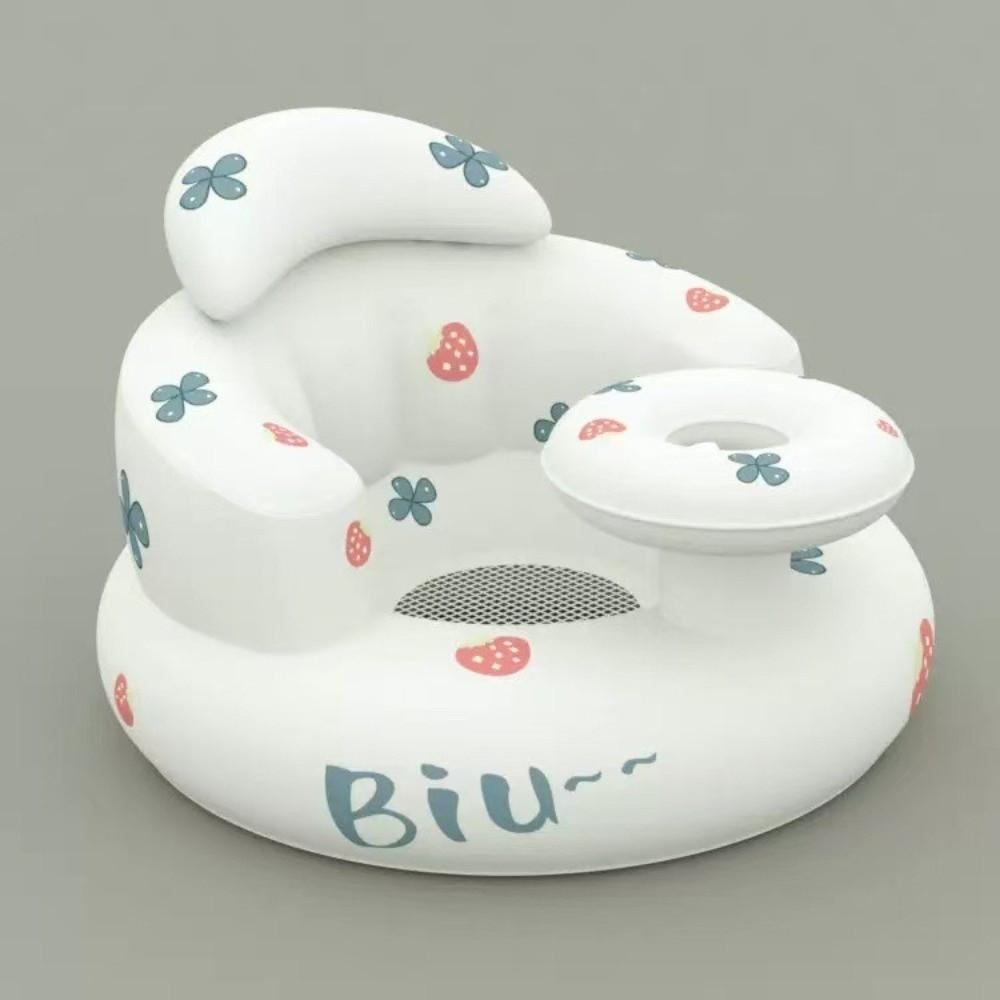 Detachable Tray Inflatable Baby Seat Lightweight Baby Sofa Portable Baby Chair  Bathing