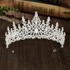 Metal Princess Tiara Queen Party Pageant Rhinestone Crown Luxury Baroque Crown Bridal