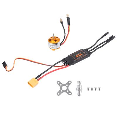 2212 KV2200 Motor 40A Brushless ESC XT60 RC Motor ESC Set для дрона вертолета FPV