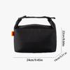 Portable Oxford Cloth Lunch Box Bag Large Capacity Waterproof Insulated Tote Bag Thickened with Handle Food Thermal Handbag