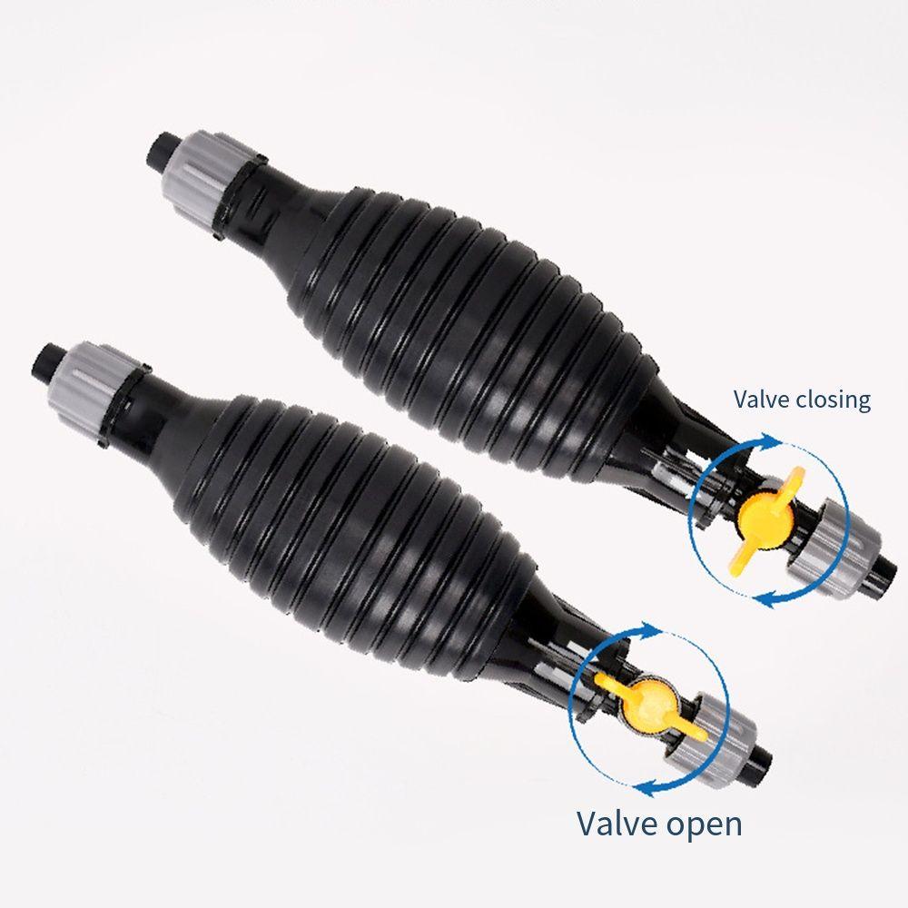 Universal Hand Gas Oil Pump Safe with Flow Valve Siphon Hose Pump Fixing Buckle with Durable Hoses Car Fuel Pump Water