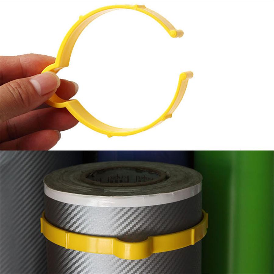10 шт. Желтый ПВХ Зажим для наклейки для оклейки автомобиля Виниловая пленка Лист Зажим Крепеж Ролик Зажим Кольцо