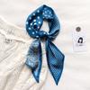 2021 New Fashion Silk Scarf For Women Neck Hair Tie Band Bag Warp Soft Neckerchief Hijab Headscarf Bandana Female Foulard