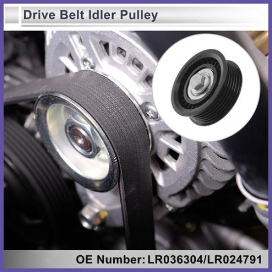 Drive Belt Idler Pulley for Land Rover Range Rover 2012-now NoLR036304 1Pc