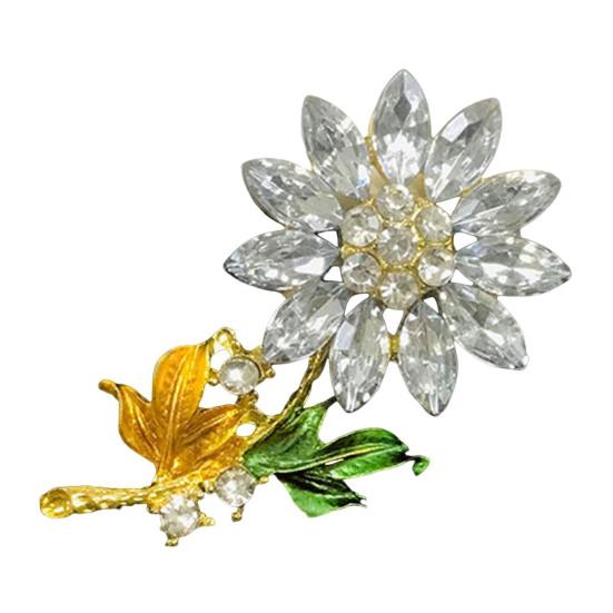 Автомобильный освежитель воздуха в виде цветка, клипса, универсальный, простая установка, блестящий, искусственный