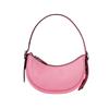 COACH Luna 27 zipper closure soft pebbled leather hand-held crossbody shoulder bag women's floral pink