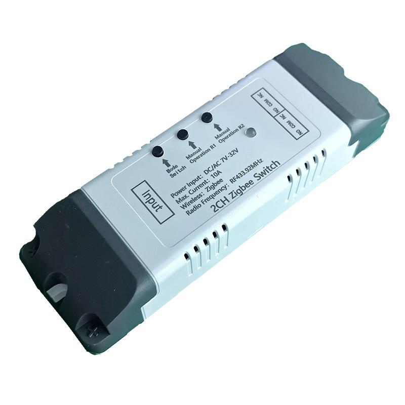 Tuya Zigbee 4-канальный модуль умного управления с беспроводным двойным управлением и многофункциональным пультом дистанционного управления.