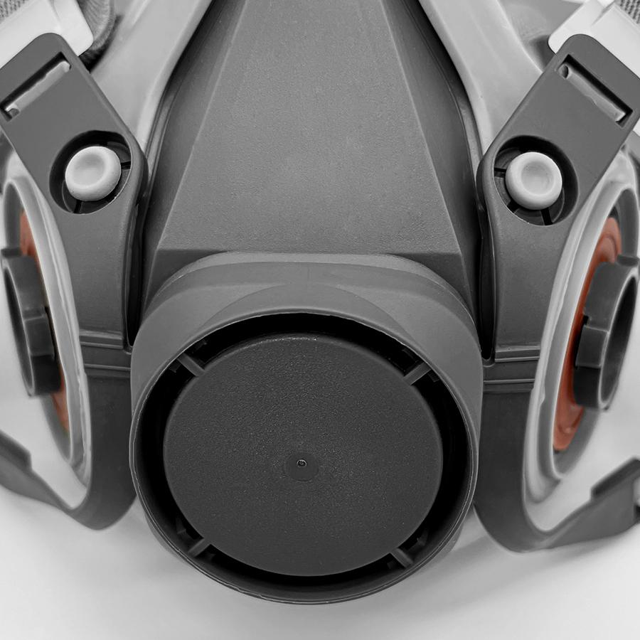 Полумаска 6200, промышленный противогаз, распыление краски, подходит для фильтров серии 2091/6001, резиновый респиратор, пылезащитная маска, корпус