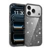 Sanfeng подходит для чехла для мобильного телефона Apple 16 iPhone17Pro с блестками, высокой прозрачностью, защитой от падения, чехол для 15pm