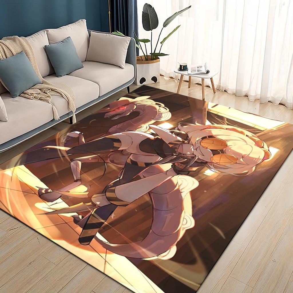3D Печать Мультфильм Дроны-убийцы Узи V J Робот Подарок Ковер Коврик для Гостиной Спальни Дома Украшение Дивана, Детский Нескользящий Напольный Коврик
