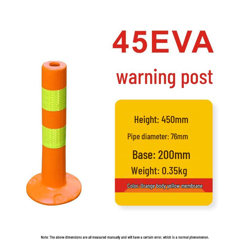 Светоотражающий эластичный дорожный столбик: Полиуретановый антиаварийный столб и резиновое дорожное ограждение