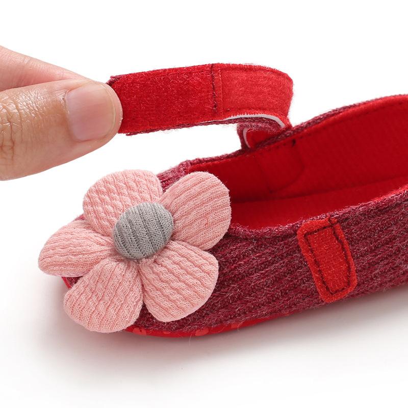 Весенне-осенняя обувь для малышей 0–1 года, дышащая детская обувь с мягкой подошвой, универсальная обувь принцессы