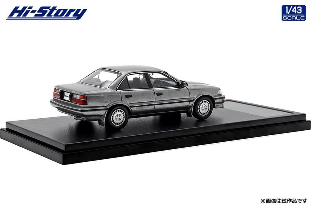 Hi Story Toyota Corolla Sedan GT Серый металлик Готовый продукт 1/43 (1987)