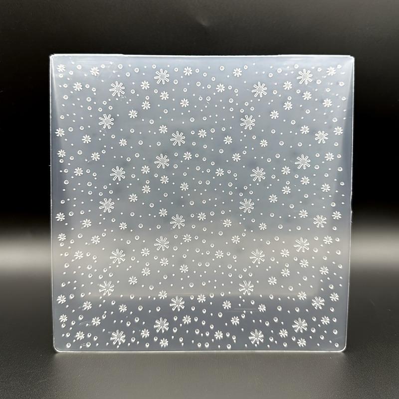 1pc Christmas Snowflake Embossing Die Cut Template - Plastic Craft Mold for DIY Cards, Scrapbooks & Gift Tags - Easy-to-Use