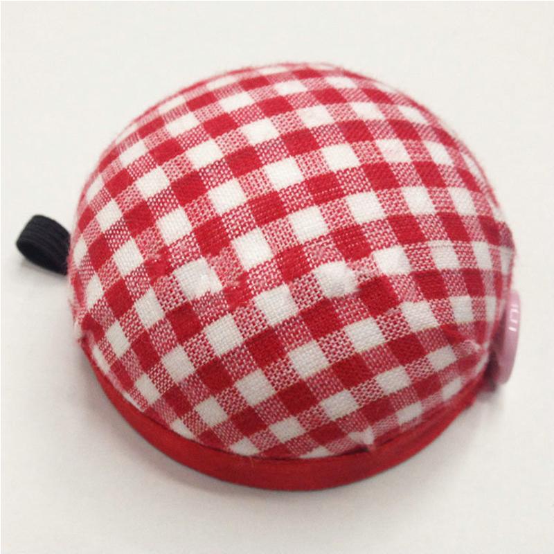 Portable Needle Pincushions with Elastic Wrist Belt DIY Handcraft Tool for Stitch Pins Inserter Needlework Sewing Accessories