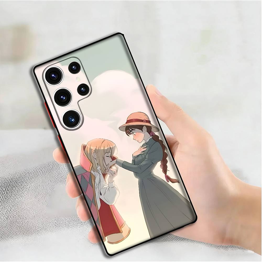 Аниме S-Софи H-Хоул Силиконовый Чехол для Телефона Samsung S24 22 20 23 21 20 Ultra Plus Lite 5G Чехол с Принтом