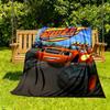1pc Blaze Machines Outdoor Blanket Lightweight Flannel, Soft & Warm, All-Season Use for Sofa, Outdoor, Camping, Living Room, Office067