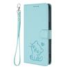 Strap Case for Funda ZTE Blade A76 A75 A56 Pro A36 A52 Lite A53 A35E A55 A73 5G Leather Wallet Flip Cover Kawaii Cat Phone Cases
