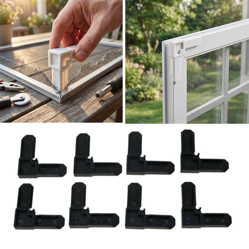 5/16 x 3/4 Inch Plastic Right Angle Corner Bracket L-Shaped Corner Bracket Replacement Parts