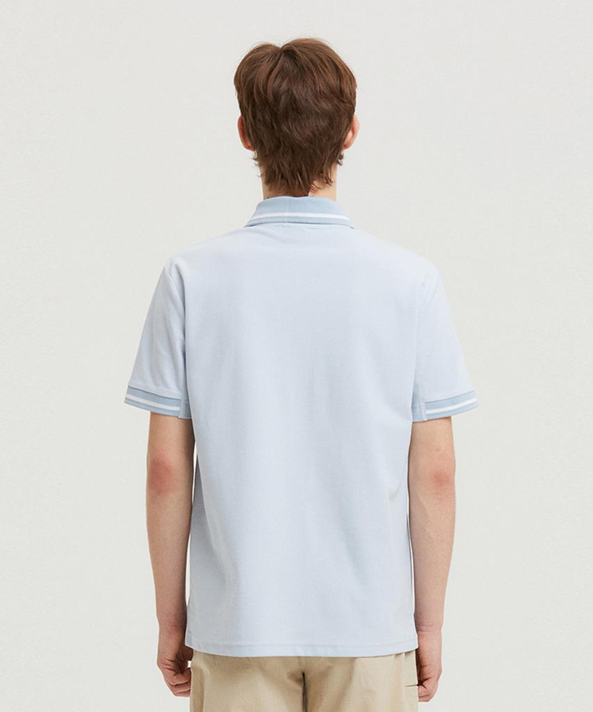 AVEN Flex Cool Polo Shirt Sky Blue