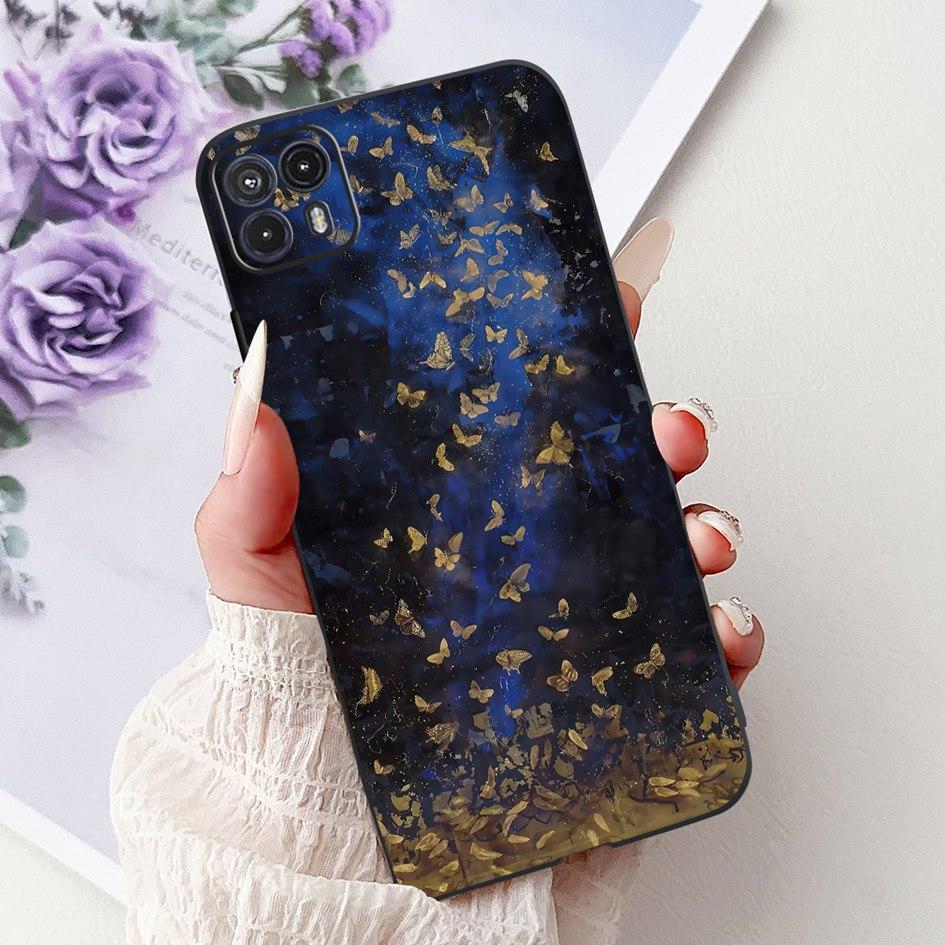 Чехол для Motorola Moto G50 XT2137-1 XT2137-2 Чехол Милый Кот Цветок Мультфильм ТПУ Задняя Крышка Для Motorola Moto G50 5G XT2149-1 Capa