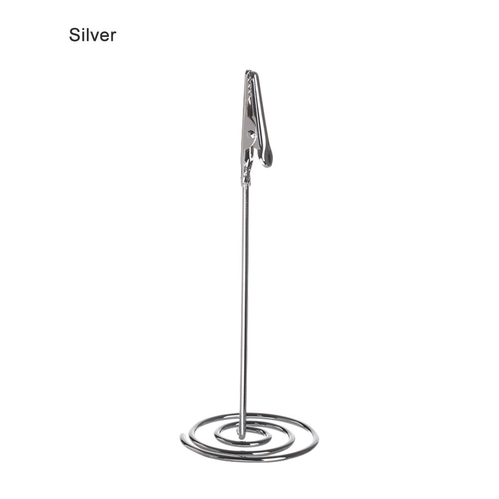 Supplies Rose Gold Desktop Decoration Photos Clips Clamps Stand Table Numbers Holder Place Card