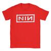 Футболка NIN Retro Logo Nine Inch Nails, мужская модная хлопковая футболка с круглым вырезом и коротким рукавом, идея для подарка, одежда