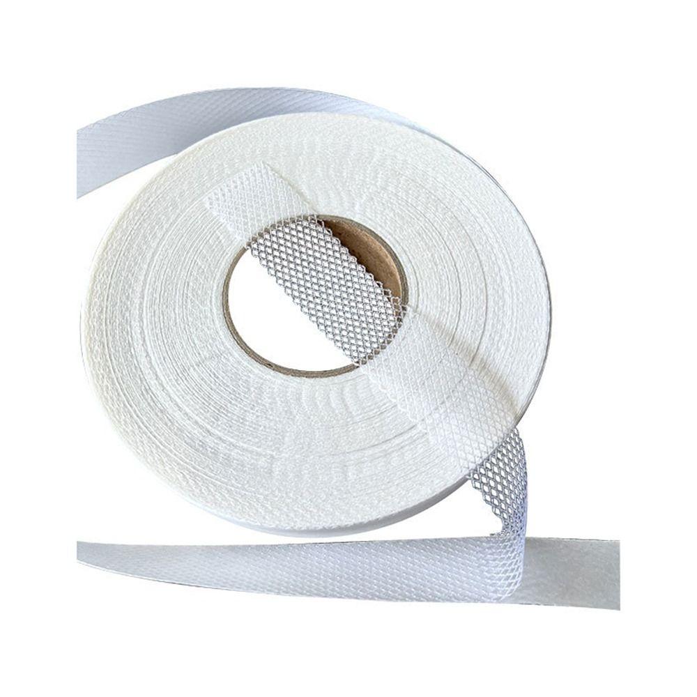 50M Hot Melt Adhesive Mesh Tape Fastener Non-woven DIY Sewing Interwoven Tape Mesh Double Sided Interlining Adhesive Tape