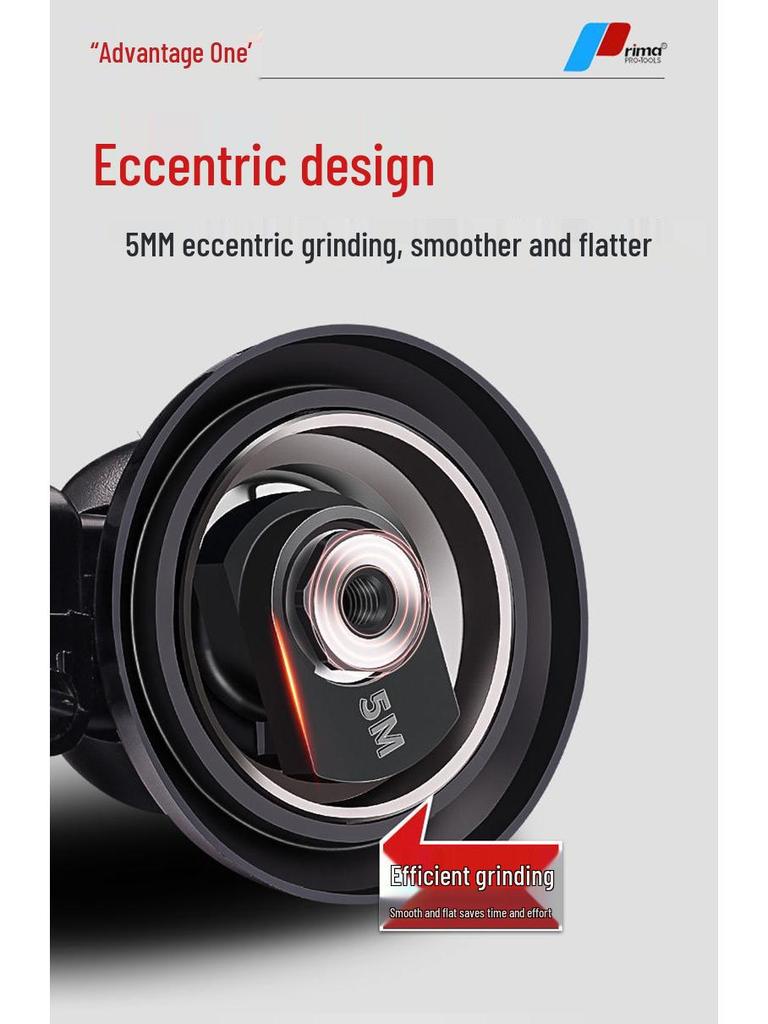 Handheld Air Grinder: Pneumatic Sandpaper Machine for Dry Grinding, Car Waxing & Polishing