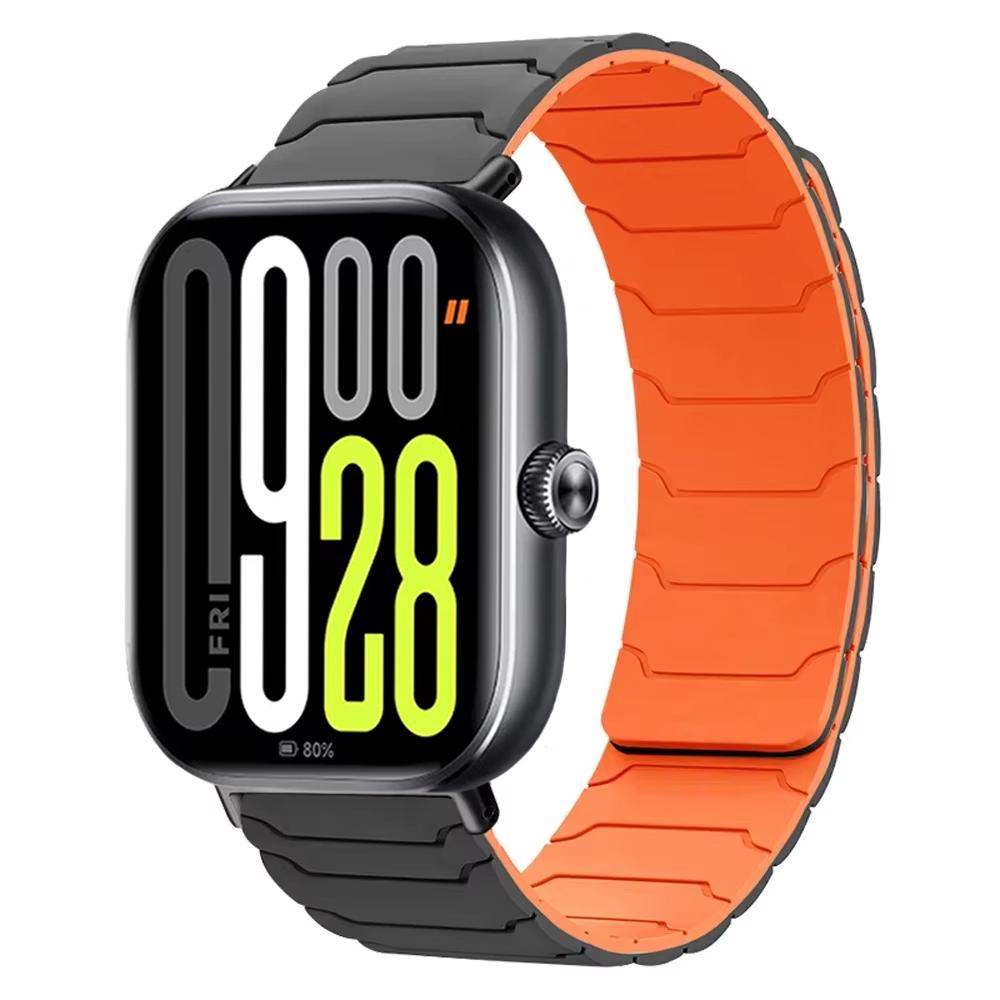 Мягкий силиконовый ремешок для Redmi Watch 6/5/4 Магнитный спортивный удобный браслет для Xiaomi Band 9 Pro/8 Pro Браслет Correa